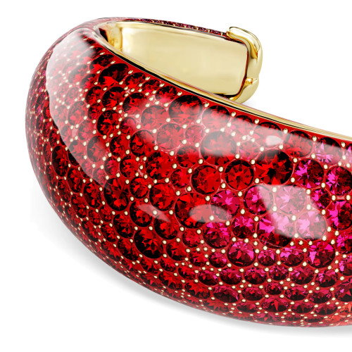 Luxoia - Swarovski Idyllia Armreif Rot Goldlegierungsschicht