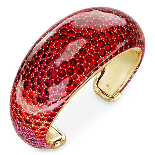 Luxoia - Swarovski Idyllia Armreif Rot Goldlegierungsschicht