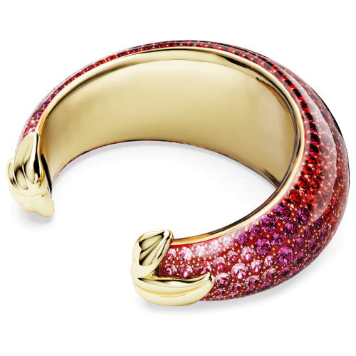 Luxoia - Swarovski Idyllia Armreif Rot Goldlegierungsschicht