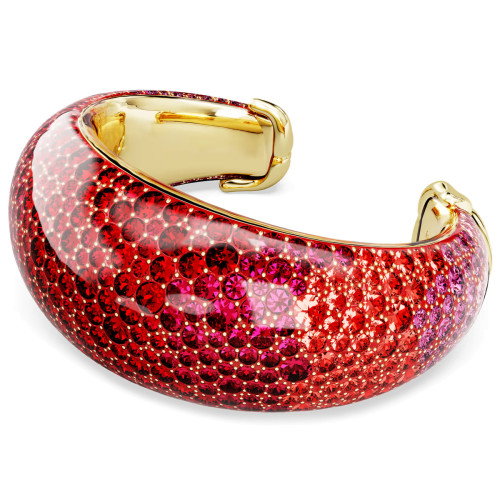 Luxoia - Swarovski Idyllia Armreif Rot Goldlegierungsschicht