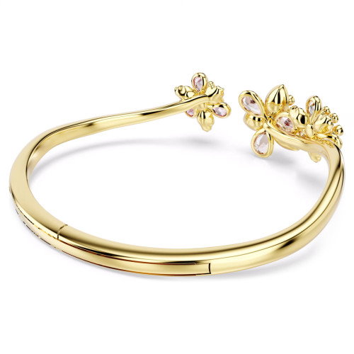 Luxoia - Swarovski Idyllia Armreif Verschiedene Schliffe Blume Mehrfarbig Goldlegierungsschicht