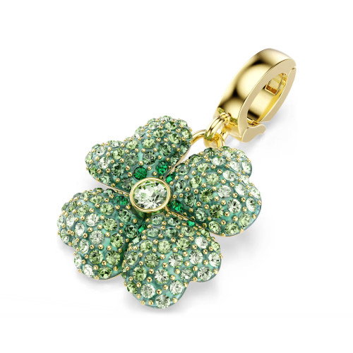 Luxoia - Swarovski Idyllia Charm Glücksklee Grün Goldlegierungsschicht - 5743130