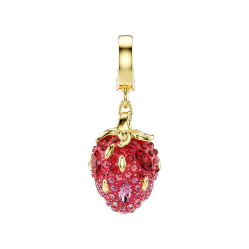 Luxoia - Swarovski Idyllia Charm Verschiedene Schliffe Erdbeere Rot Goldlegierungsschicht - 5743136