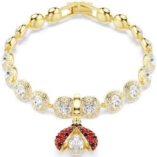 Luxoia - Swarovski Idyllia Charm Verschiedene Schliffe Marienkäfer Rot Goldlegierungsschicht - 5743138