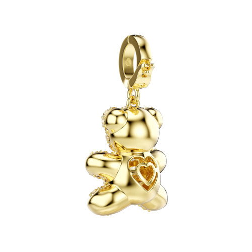 Luxoia - Swarovski Idyllia Charm Verschiedene Schliffe Teddy Goldfarben Goldlegierungsschicht - 5743147