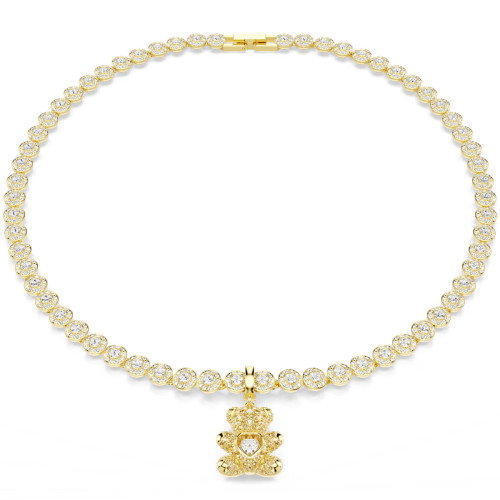 Luxoia - Swarovski Idyllia Charm Verschiedene Schliffe Teddy Goldfarben Goldlegierungsschicht - 5743147