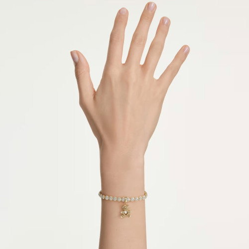 Luxoia - Swarovski Idyllia Charm Verschiedene Schliffe Teddy Goldfarben Goldlegierungsschicht - 5743147