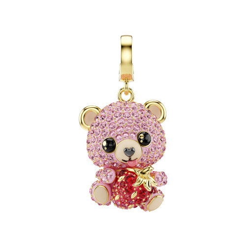 Luxoia - Swarovski Idyllia Charm Verschiedene Schliffe Teddy Rosa Goldlegierungsschicht - 5738357