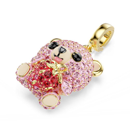 Luxoia - Swarovski Idyllia Charm Verschiedene Schliffe Teddy Rosa Goldlegierungsschicht - 5738357