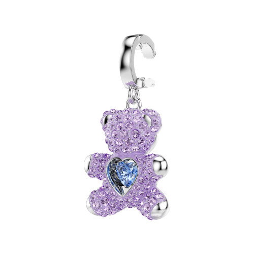 Luxoia - Swarovski Idyllia Charm Verschiedene Schliffe Teddy Violett Rhodiniert - 5745610