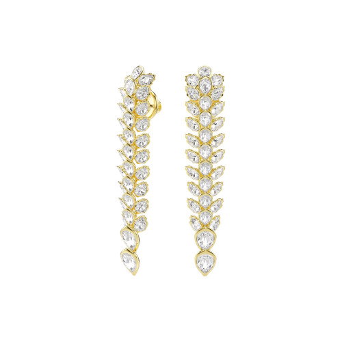 Luxoia - Swarovski Idyllia Drop Ohrhänger Verschiedene Schliffe Lang Weiss Goldlegierungsschicht - 5723138