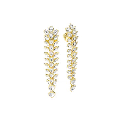 Luxoia - Swarovski Idyllia Drop Ohrhänger Verschiedene Schliffe Lang Weiss Goldlegierungsschicht - 5723138