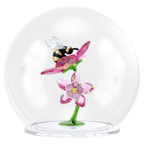 Luxoia - Swarovski Idyllia Glaskugel Biene und Blumen - 5721549