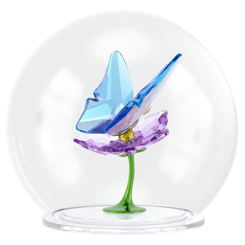 Luxoia - Swarovski Idyllia Glaskugel Schmetterling und Blume - 5721543