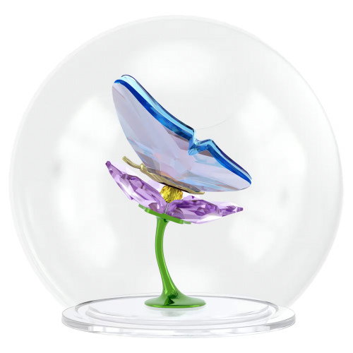 Luxoia - Swarovski Idyllia Glaskugel Schmetterling und Blume - 5721543