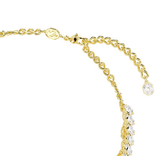 Luxoia - Swarovski Idyllia Halsband Oval Schliff Weiss Goldlegierungsschicht - 5723541