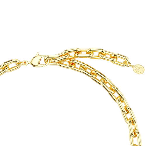 Luxoia - Swarovski Idyllia Halskette Verschiedene Schliffe Pavé Blume Mehrfarbig Goldlegierungsschicht - 5717157