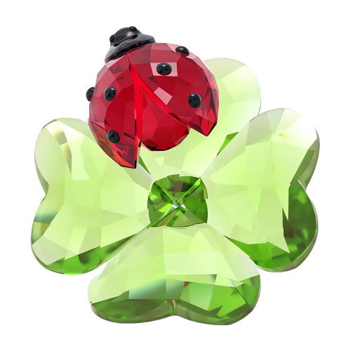 Luxoia - Swarovski Idyllia Marienkäfer und Glücksklee - 5666852