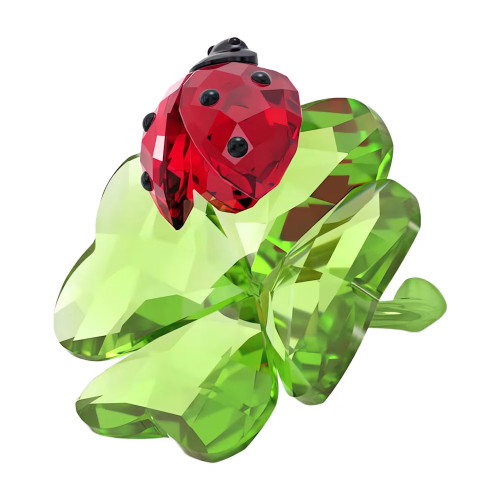 Luxoia - Swarovski Idyllia Marienkäfer und Glücksklee - 5666852