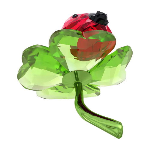 Luxoia - Swarovski Idyllia Marienkäfer und Glücksklee - 5666852