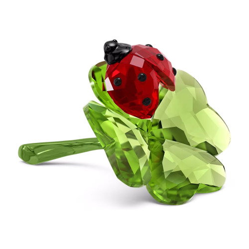 Luxoia - Swarovski Idyllia Marienkäfer und Glücksklee - 5666852