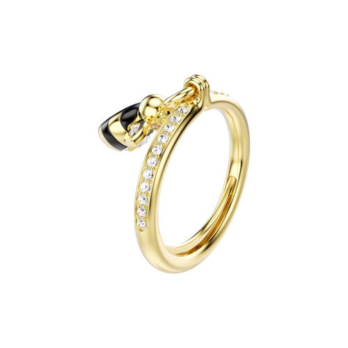 Luxoia - Swarovski Idyllia Motiv Ring Verschiedene Schliffe Biene Mehrfarbig Goldlegierungsschicht