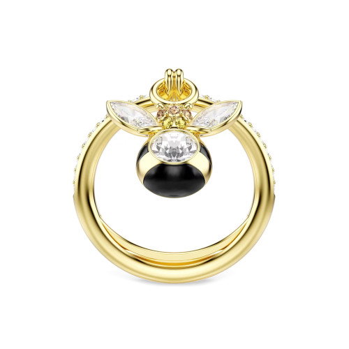 Luxoia - Swarovski Idyllia Motiv Ring Verschiedene Schliffe Biene Mehrfarbig Goldlegierungsschicht