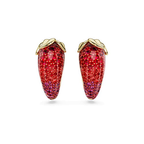 Luxoia - Swarovski Idyllia Clip Earrings Red Gold tone plated - 5751416