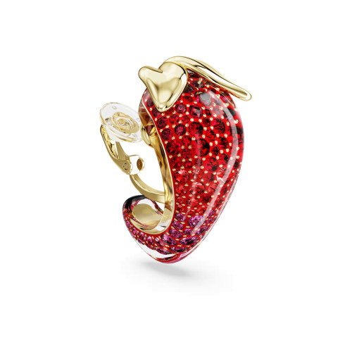 Luxoia - Swarovski Idyllia Clip Earrings Red Gold tone plated - 5751416