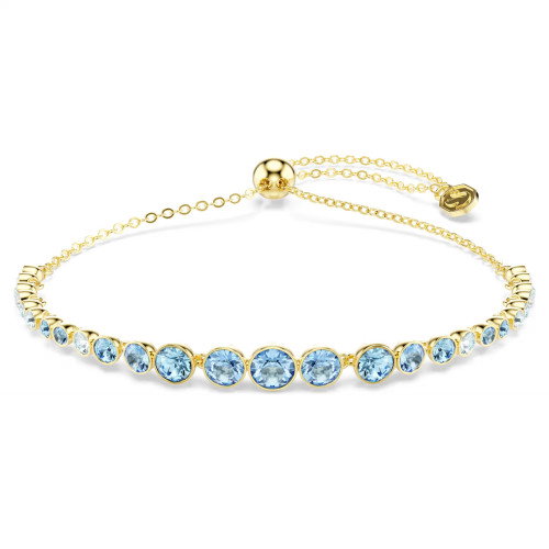 Luxoia - Swarovski Imber Armband Rundschliff Blau 18K goldbeschichtet - 5757824