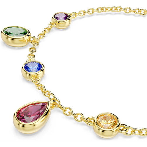 Luxoia - Swarovski Imber Armband Verschiedene Schliffe Mehrfarbig 18K goldbeschichtet - 5759809