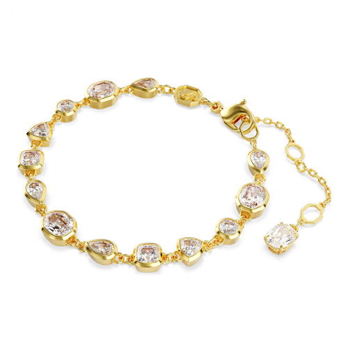 Luxoia - Swarovski Imber Tennis Armband Verschiedene Schliffe Weiss Goldlegierungsschicht - 5705471
