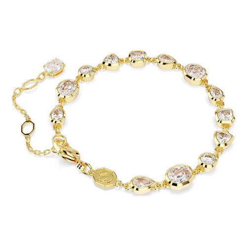 Luxoia - Swarovski Imber Tennis Armband Verschiedene Schliffe Weiss Goldlegierungsschicht - 5705471