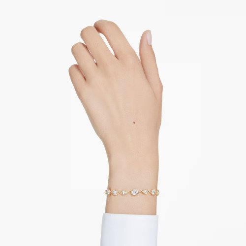 Luxoia - Swarovski Imber Tennis Armband Verschiedene Schliffe Weiss Goldlegierungsschicht - 5705471