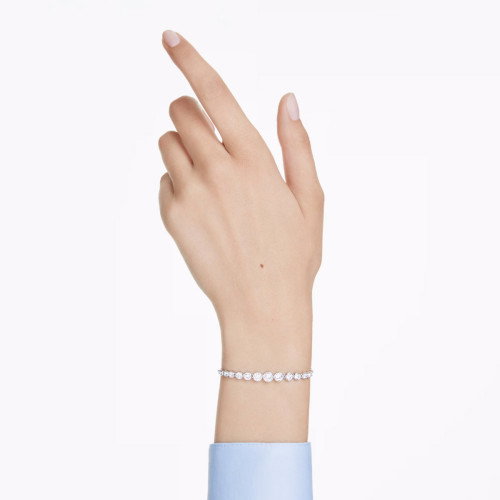 Luxoia - Swarovski Imber Tennis Armband Gemischte Rundschliffe Weiss - 5705451