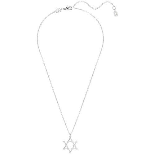 Luxoia - Swarovski Insigne Halskette Rundschliff Stern Weiss Rhodiniert - 5677156