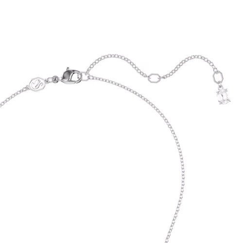 Luxoia - Swarovski Insigne Halskette Rundschliff Kreuz Weiss Rhodiniert - 5675576