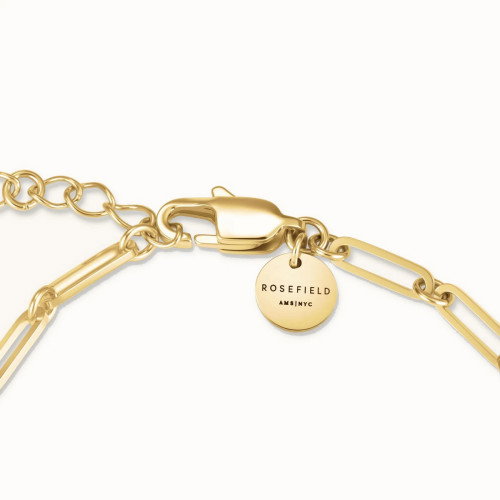 Luxoia - Rosefield Graduated Crystal Bar Paperclip Armband - JBCBG-J1023