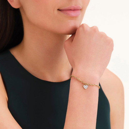 Luxoia - Rosefield Chunky Heart Armband - JBCHG-J1279