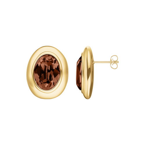 Luxoia - Rosefield Molten Brown Ohrstecker - JEMBG-J1371