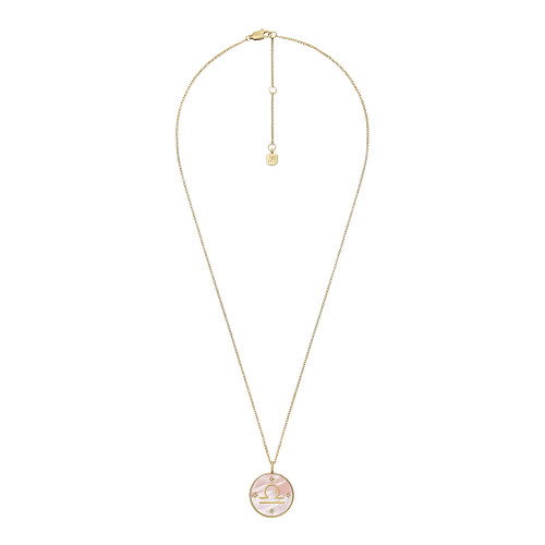 Luxoia - Fossil Zodiac Libra Halskette - JF04844710