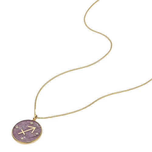 Luxoia - Fossil Zodiac Sagittarius Halskette - JF04846710