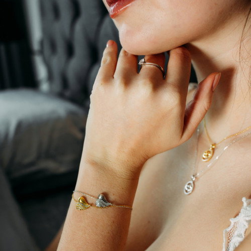 Luxoia - Julie Julsen Armband Heart - JJBR33848-G