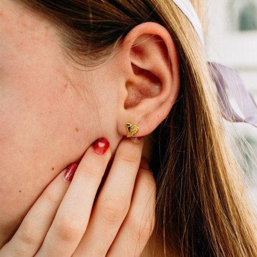 Luxoia - Julie Julsen Kids Ohrstecker Heartwing - JJKER34452-G