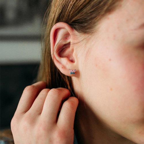 Luxoia - Julie Julsen Kids Ohrstecker Buttertly - JJKER34455-2S