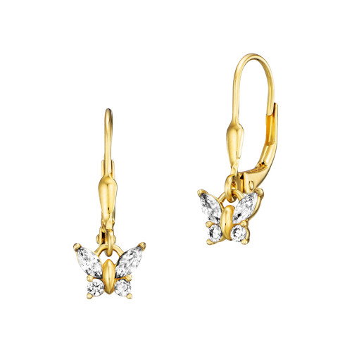 Luxoia - Julie Julsen Kids Ohrhänger Buttertly - JJKER34456-G