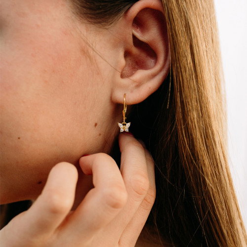 Luxoia - Julie Julsen Kids Ohrhänger Buttertly - JJKER34456-G