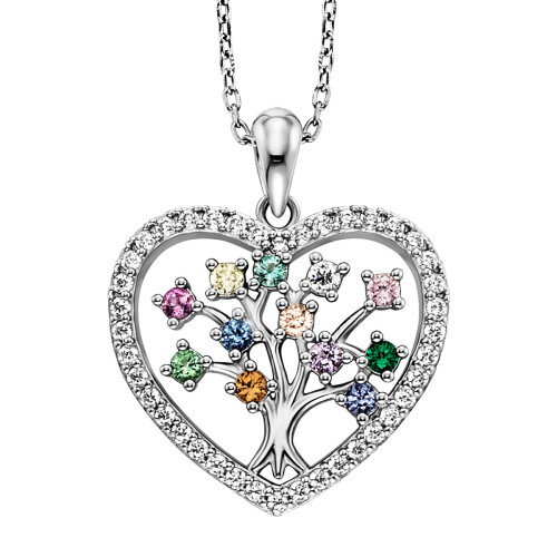 Luxoia - Julie Julsen Halskette mit Anhänger Heart Tree - JJNE33432-3S