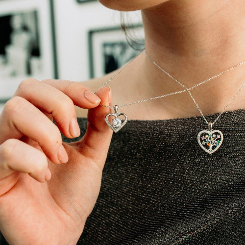 Luxoia - Julie Julsen Halskette mit Anhänger Heart - JJNE33433-2S