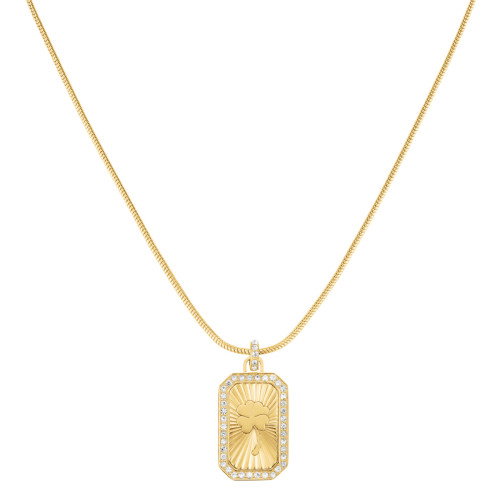 Luxoia - Rosefield Clover Amulet Halskette - JNCAG-J1272